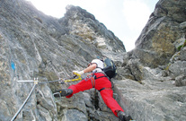 Action und Abenteuer: der Klettersteig Gerlossteinwand